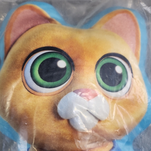 Disney Pixar Buzz Light Year Themed Sox Cat Pillow NEW - Picture 9 of 10